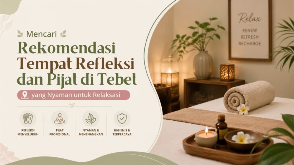 Suasana ruang refleksi dan pijat yang nyaman dan menenangkan di Latezza Beauty Parlour sebagai rekomendasi tempat relaksasi terbaik di Tebet.