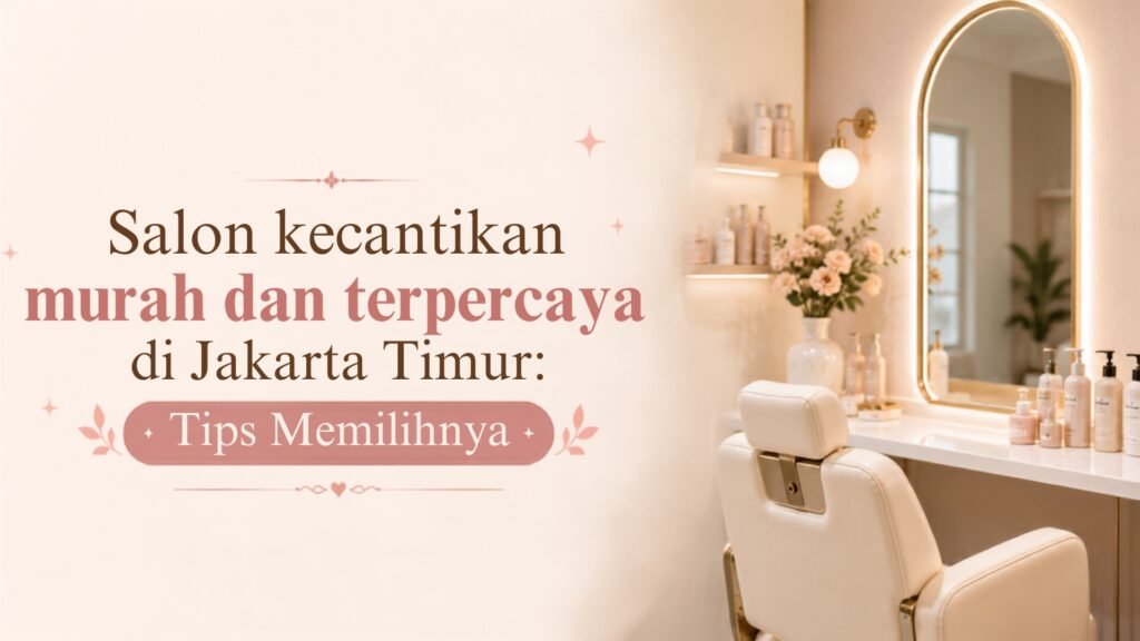 Suasana nyaman di Latezza Beauty Parlour sebagai salon kecantikan murah dan terpercaya di Jakarta Timur yang melayani berbagai perawatan kecantikan profesional.