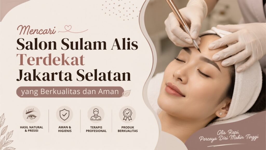 Hasil sulam alis natural di Latezza Beauty Parlour, salon sulam alis terdekat di Jakarta Selatan yang memberikan tampilan wajah lebih proporsional.