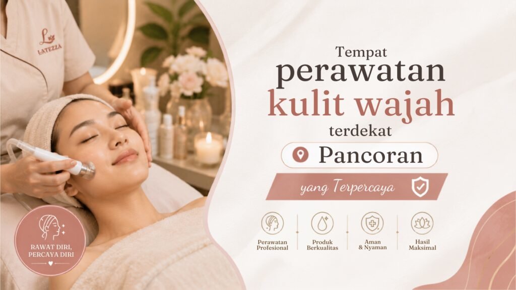 Hasil perawatan kulit wajah yang glowing dan sehat di Latezza Beauty Parlour sebagai tempat perawatan kulit wajah terdekat Pancoran.