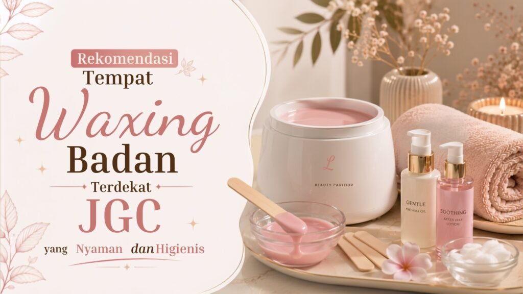 Terapis profesional melakukan layanan waxing badan di Latezza Beauty Parlour, tempat waxing badan terdekat JGC yang nyaman dan higienis.