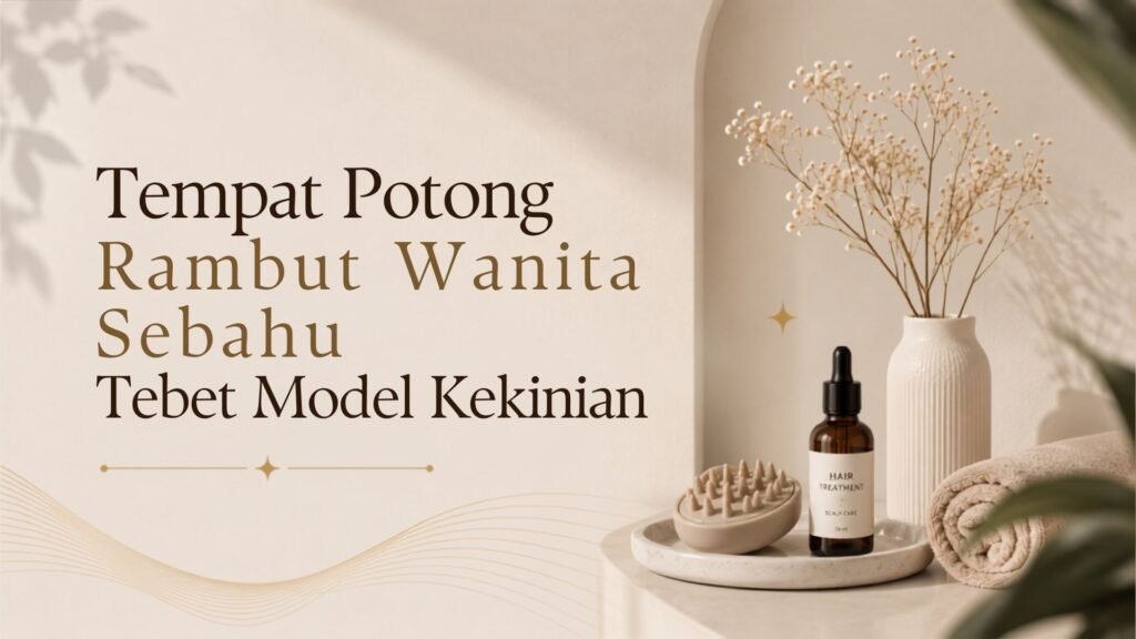 tempat potong rambut wanita sebahu tebet