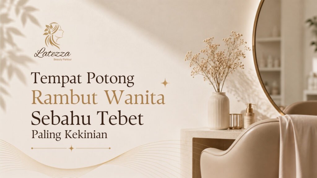 Hasil potongan rambut wanita sebahu yang stylish dan rapi di Latezza Beauty Parlour Tebet.