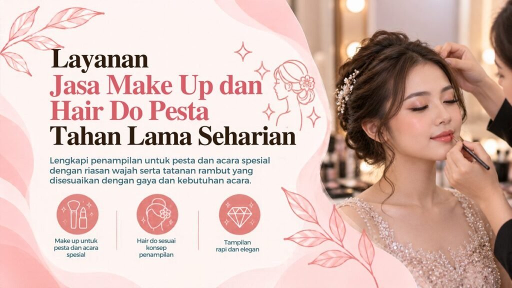 jasa make up dan hair do pesta
