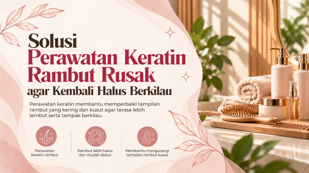 perawatan keratin rambut rusak